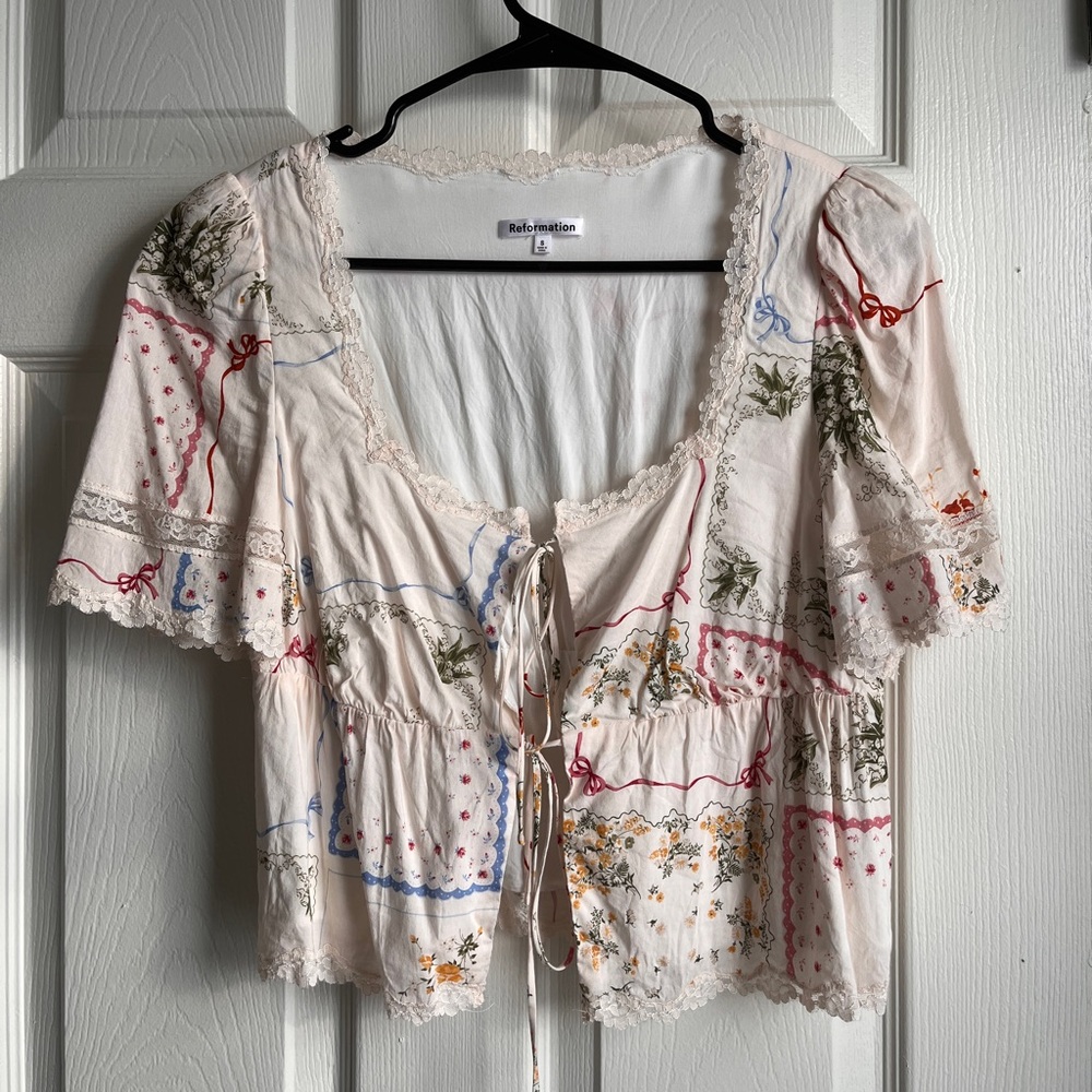 Reformation Margot Top Nonna - Size S